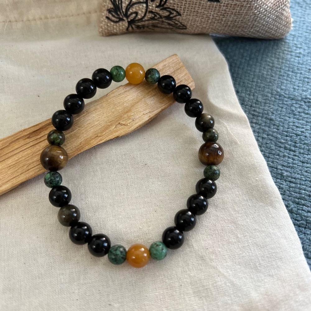 Men's Obsidian Bracelet